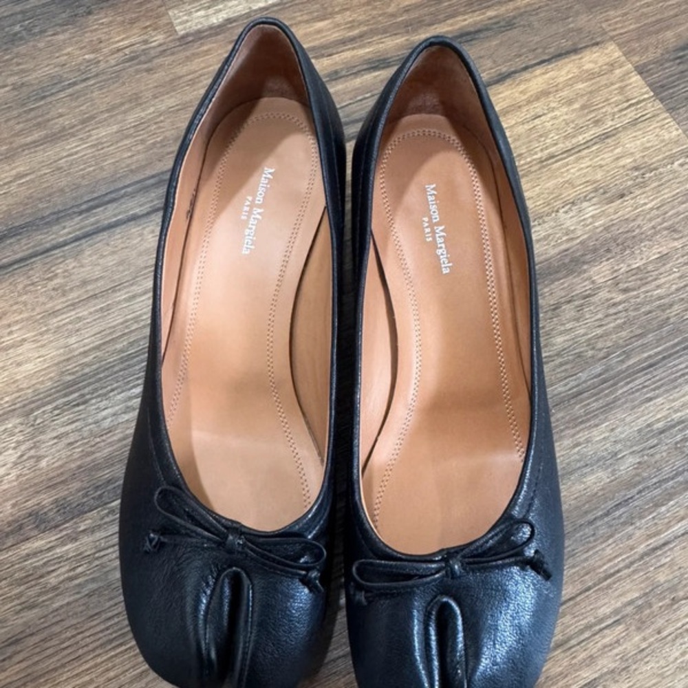 Maison Martin Margiela Black Patent Leather Loafers